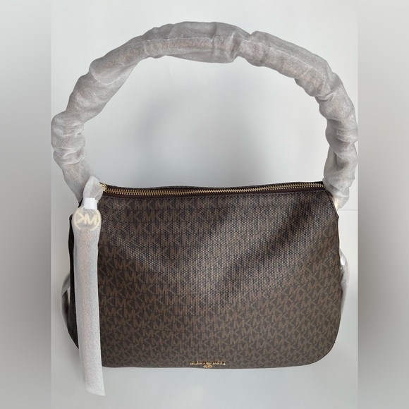 Authentic Michael Kors Grand Logo Shoulder Bag NWT - Picture 4 of 6